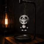 İskelet Panda Anahtarlık