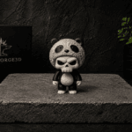 İskelet Panda Anahtarlık
